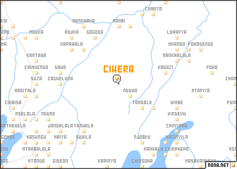 map of Ciwera