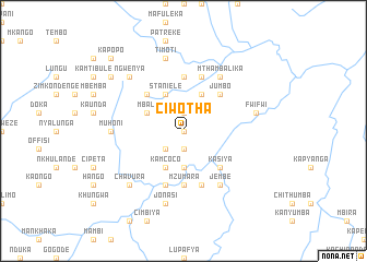 map of Ciwotha