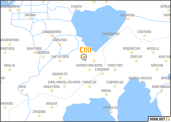 map of Cixi