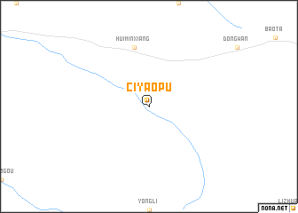 map of Ciyaopu