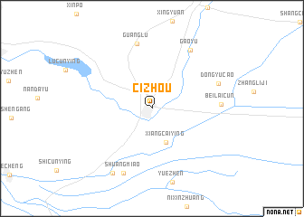 map of Cizhou