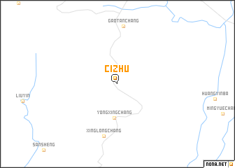 map of Cizhu