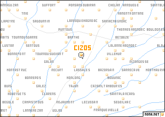 map of Cizos