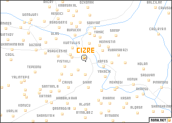 map of Cizre