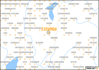 map of Cizungu