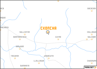 map of Ckoncha