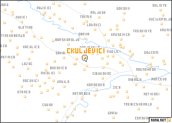 map of (( Čkuljevići ))