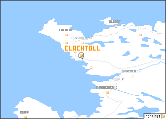 map of Clachtoll