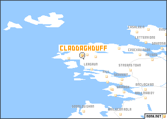 map of Claddaghduff
