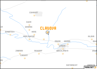 map of Cladova