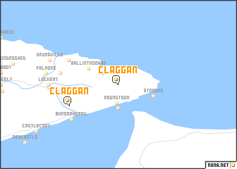 map of Claggan