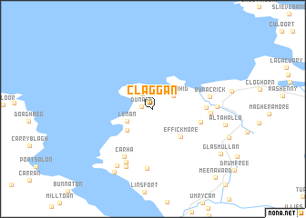 map of Claggan