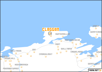 map of Claggan