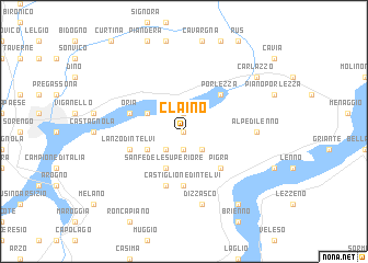 map of Claino