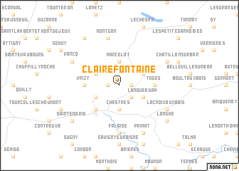 map of Claire-Fontaine