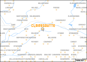 map of Clairegoutte