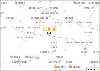 map of Claise