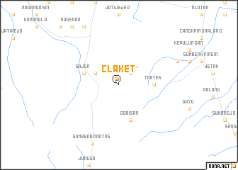 map of Claket