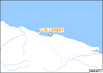map of Clallam Bay