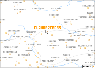 map of Clamper Cross