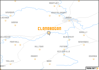 map of Clanabogan