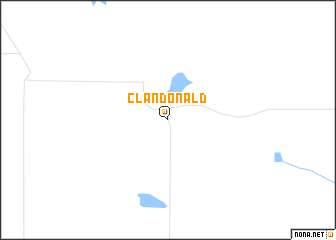 map of Clandonald