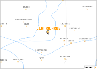 map of Clanricarde