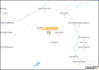 map of Clapham