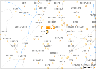 map of Clapwa