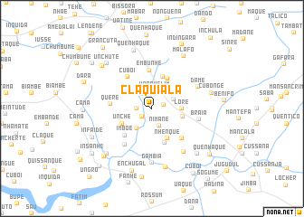 map of Claquiala