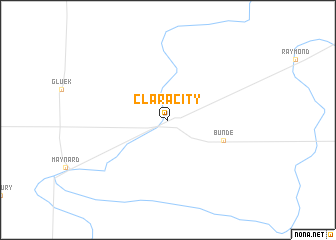 map of Clara City