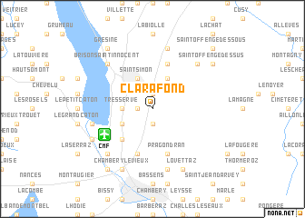 map of Clarafond