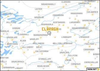 map of Claragh