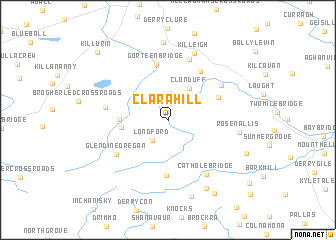 map of Clarahill