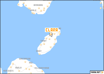 map of Clara