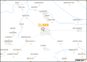 map of Clara