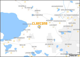 map of Clarcona