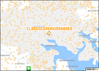 map of Clarence Perkins Homes