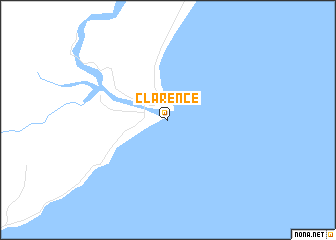 map of Clarence