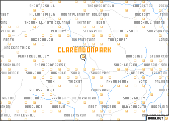 map of Clarendon Park