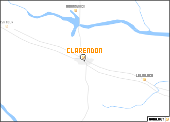 map of Clarendon