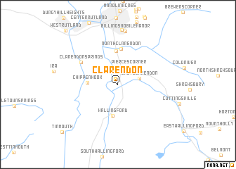 map of Clarendon