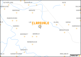 map of Clarevale