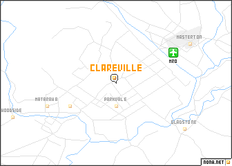 map of Clareville