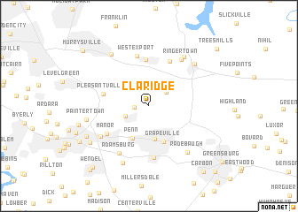 map of Claridge