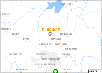 map of Claridge