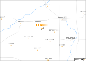 map of Clarion