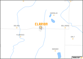 map of Clarion