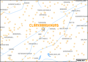 map of Clarkābād Khurd