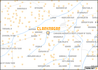 map of Clarknagar